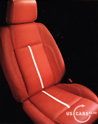 2010 / 2011 / 2012 Mustang Innen Farbe Brick Red Cashmere Leder