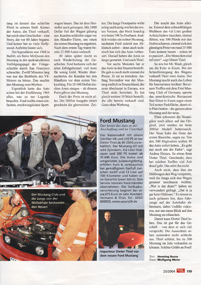 Auto Motor & Sport - 2005 Ford Mustang - Seite 4